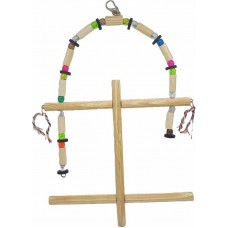 34845 - BRINQ TRAPEZIO DUPLO P/CALOPSITA