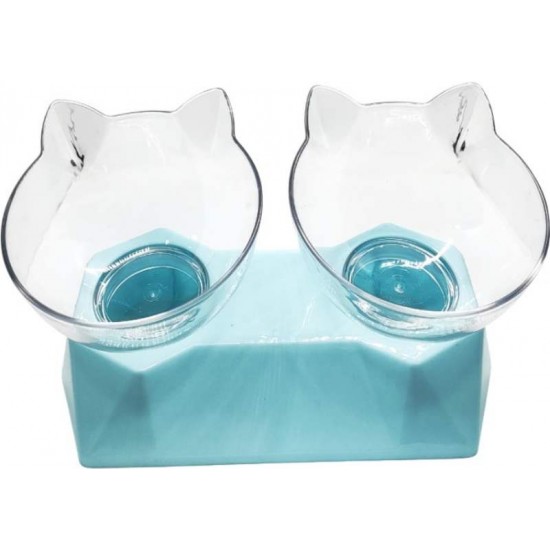 COMEDEDOURO DUPLO ACRILICO ALTO