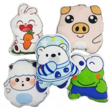 34927 - BRINQ PELUCIA BICHINHOS WHITE CRINKLE